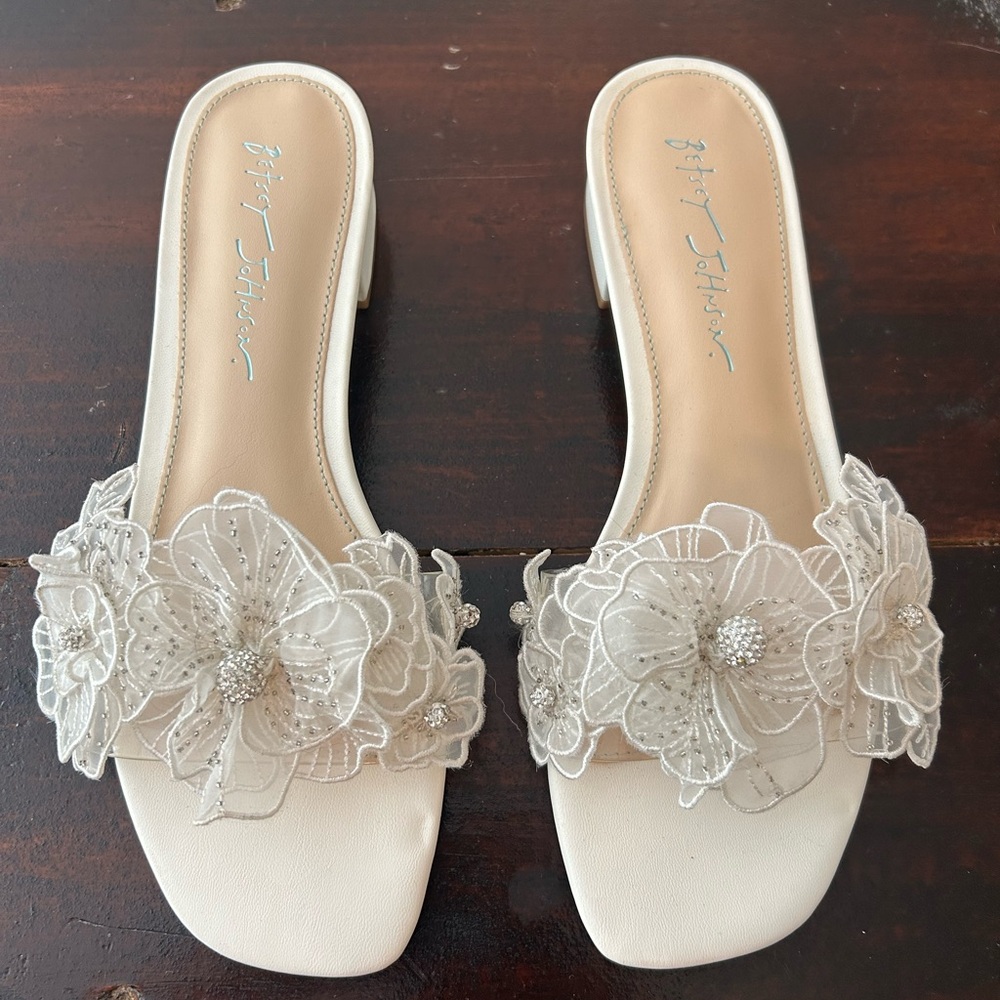 Betsey Johnson Liam Floral Sandals